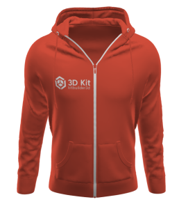 Mens Raglan Full Zip Hoodie